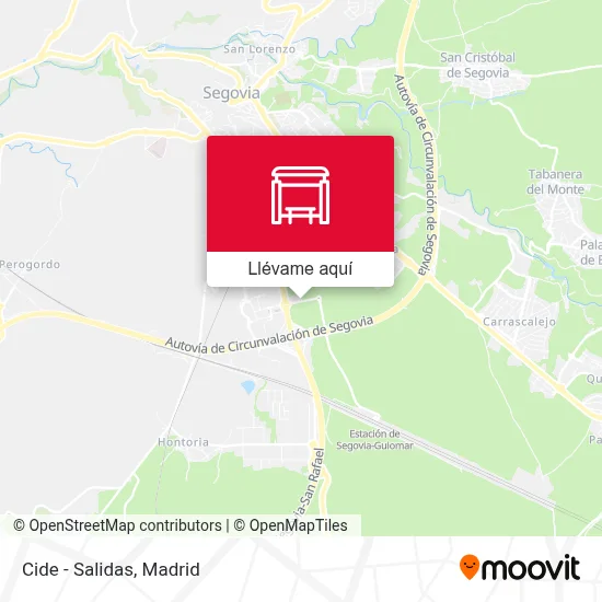 Mapa Cide - Salidas