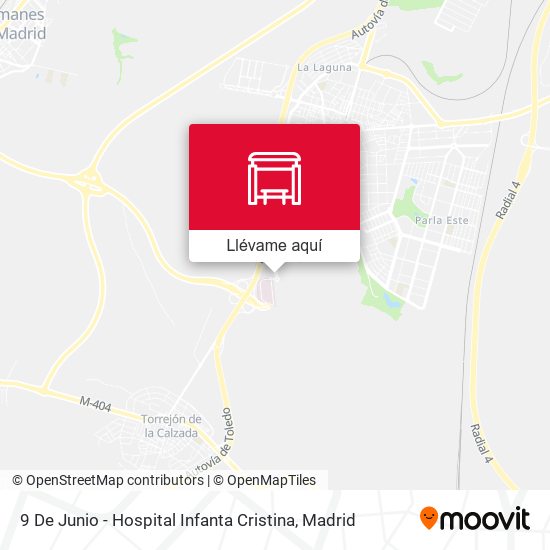 Mapa 9 De Junio - Hospital Infanta Cristina
