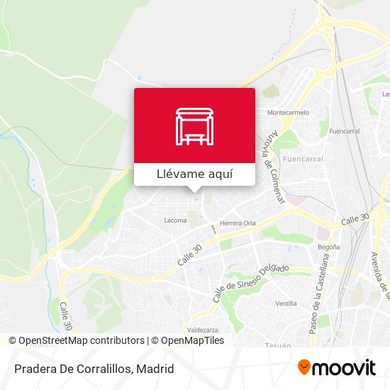 Mapa Pradera De Corralillos