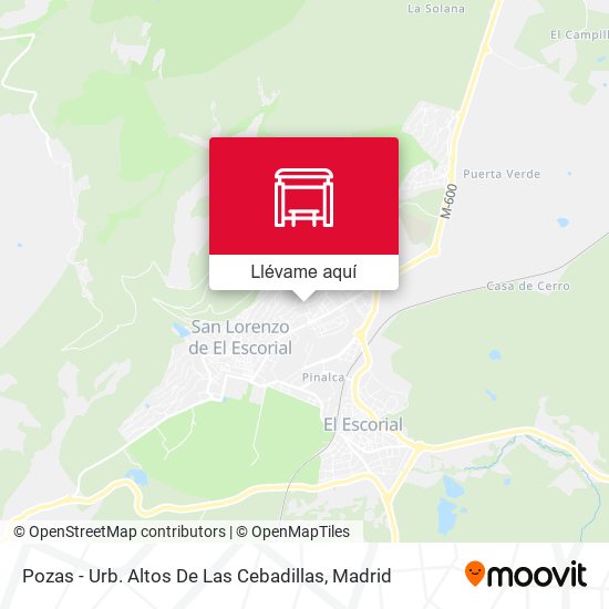 Mapa Pozas - Urb. Altos De Las Cebadillas