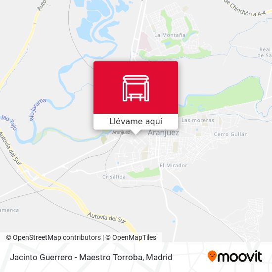Mapa Jacinto Guerrero - Maestro Torroba