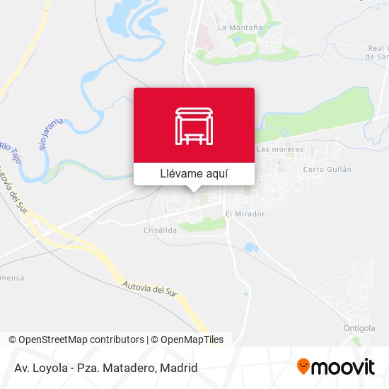 Mapa Av. Loyola - Pza. Matadero