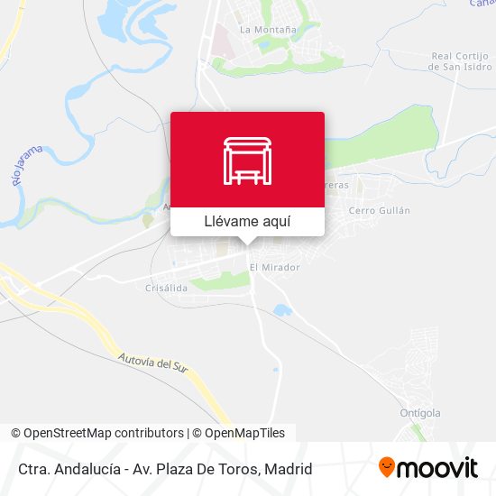 Mapa Ctra. Andalucía - Av. Plaza De Toros