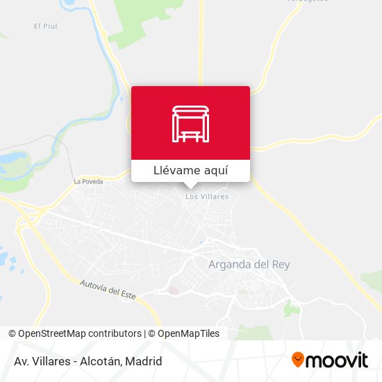 Mapa Av. Villares - Alcotán