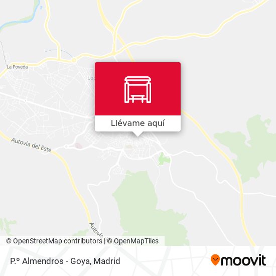 Mapa P.º Almendros - Goya
