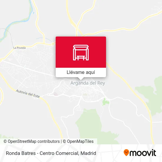 Mapa Ronda Batres - Centro Comercial