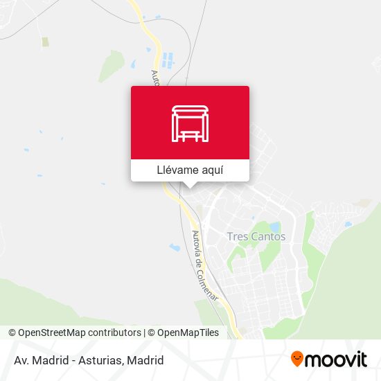 Mapa Av. Madrid - Asturias