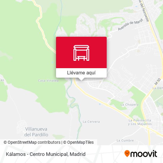 Mapa Kálamos - Centro Municipal