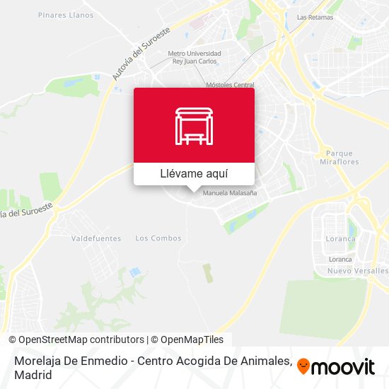 Mapa Morelaja De Enmedio - Centro Acogida De Animales