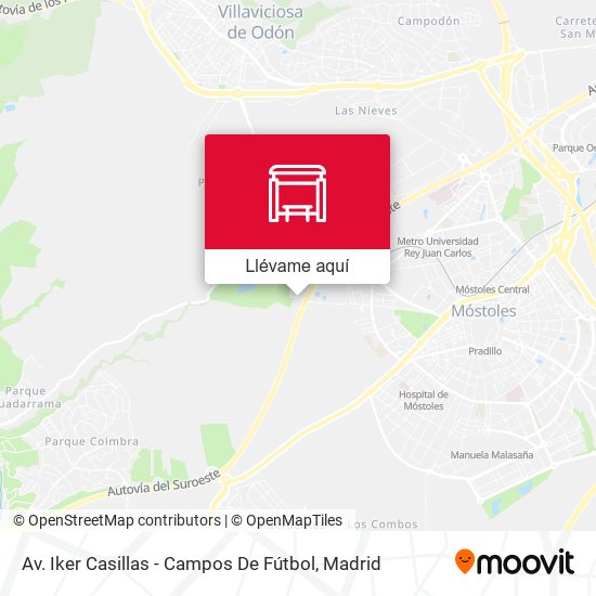 Mapa Av. Iker Casillas - Campos De Fútbol