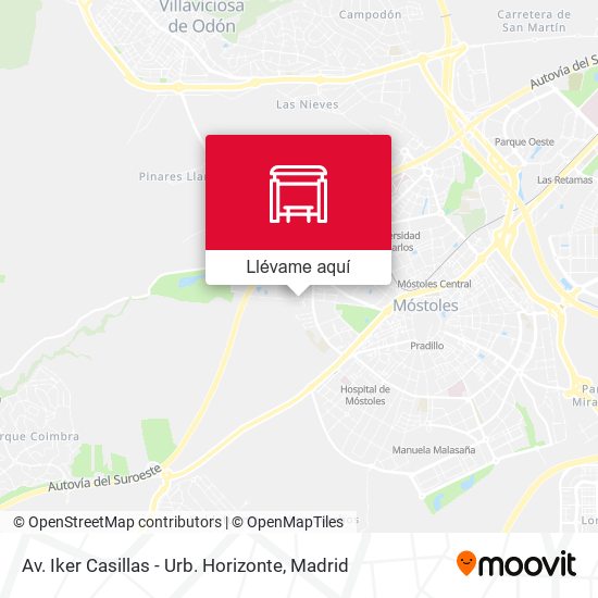 Mapa Av. Iker Casillas - Urb. Horizonte