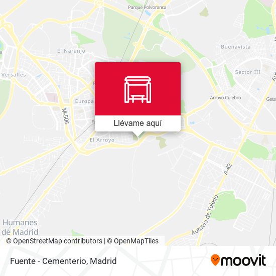 Mapa Fuente - Cementerio