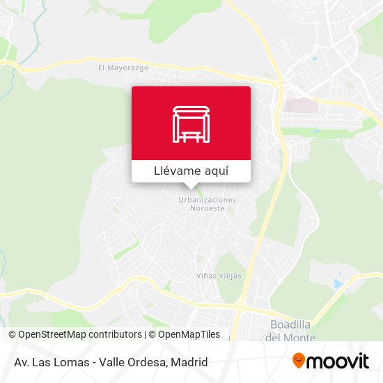Mapa Av. Las Lomas - Valle Ordesa