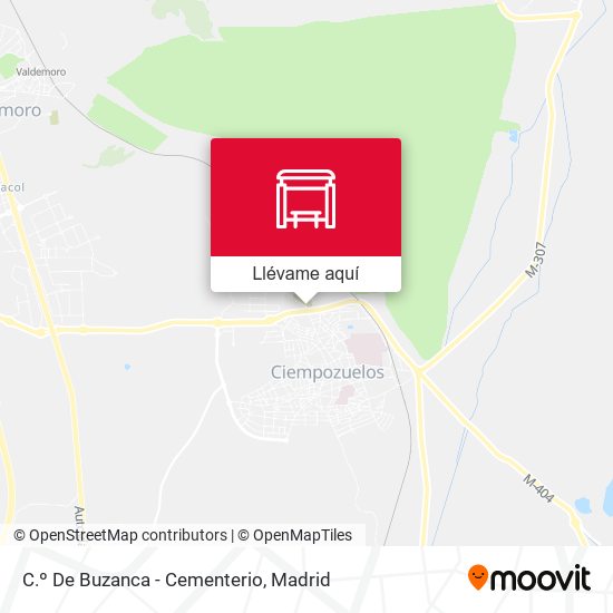 Mapa C.º De Buzanca - Cementerio