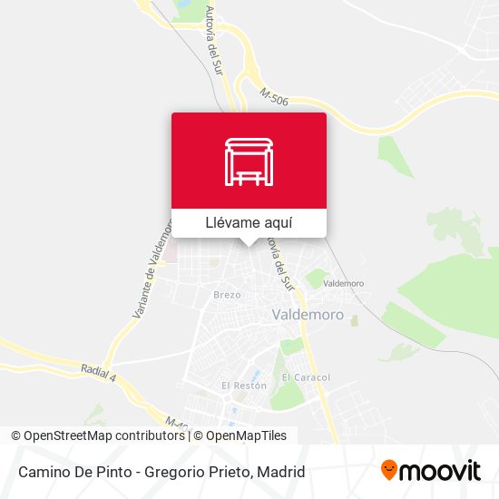Mapa Camino De Pinto - Gregorio Prieto