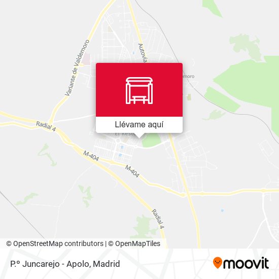 Mapa P.º Juncarejo - Apolo
