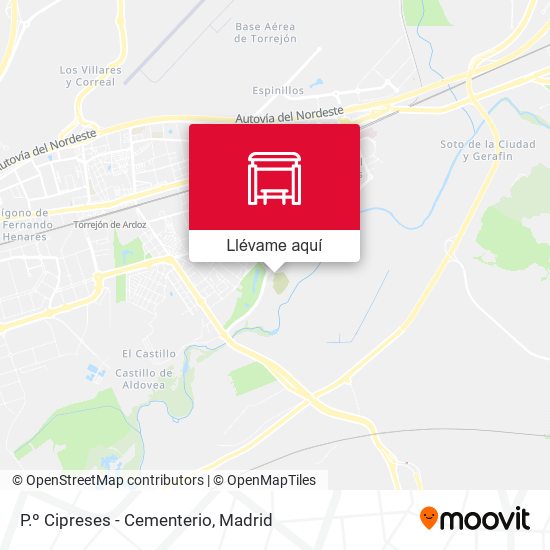 Mapa P.º Cipreses - Cementerio
