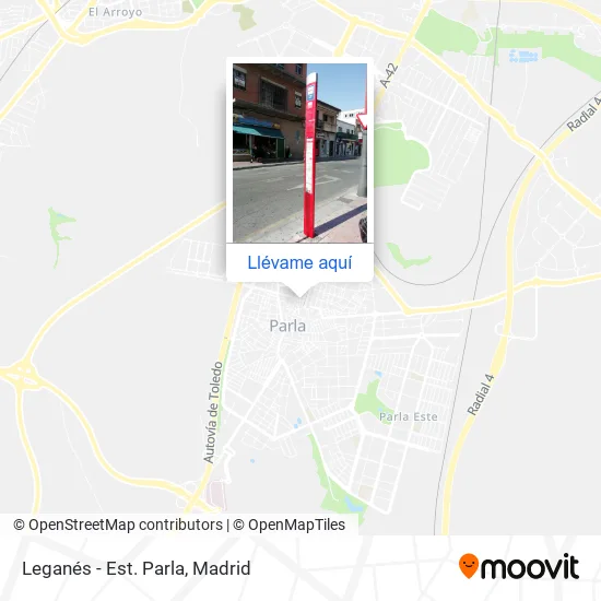 Mapa Leganés - Est. Parla