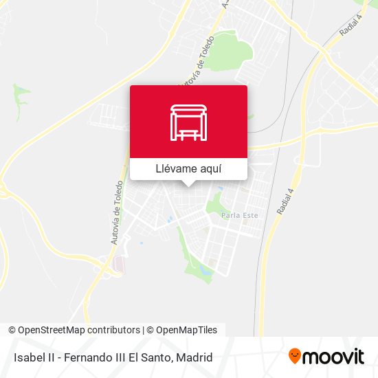 Mapa Isabel II - Fernando III El Santo
