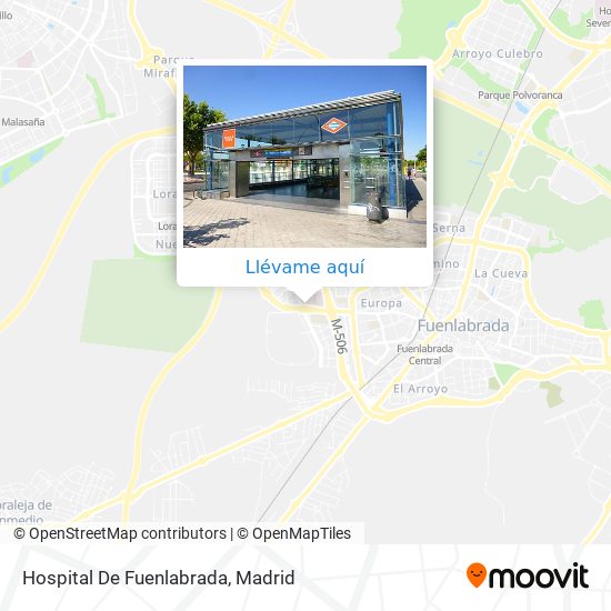 Mapa Hospital De Fuenlabrada