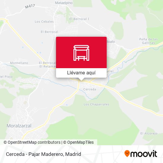 Mapa Cerceda - Pajar Maderero