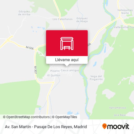 Mapa Av. San Martín - Pasaje De Los Reyes