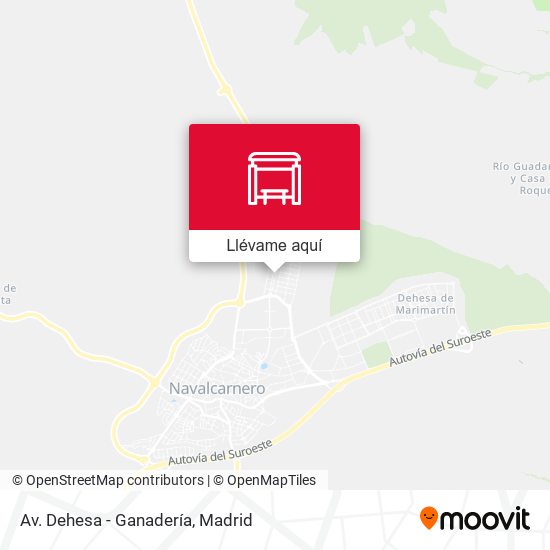Mapa Av. Dehesa - Ganadería