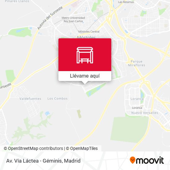 Mapa Av. Vía Láctea - Géminis