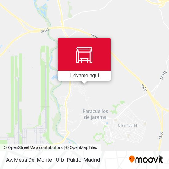 Mapa Av. Mesa Del Monte - Urb. Pulido
