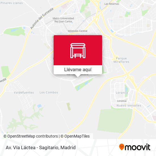 Mapa Av. Vía Láctea - Sagitario