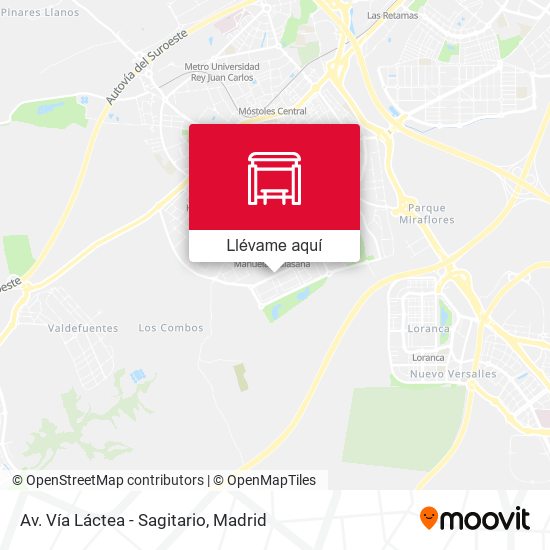 Mapa Av. Vía Láctea - Sagitario