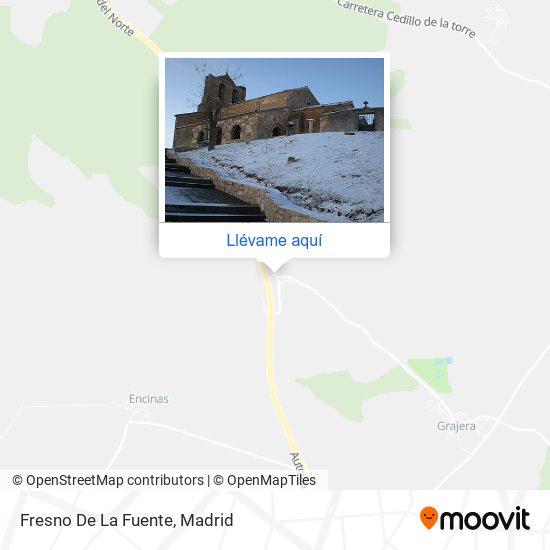 Mapa Fresno De La Fuente