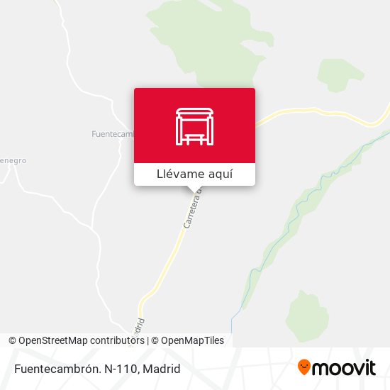 Mapa Fuentecambrón. N-110