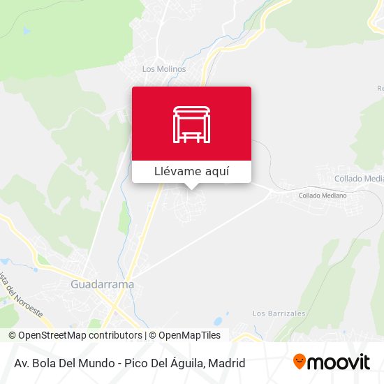 Mapa Av. Bola Del Mundo - Pico Del Águila
