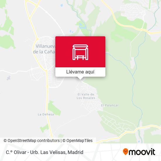 Mapa C.º Olivar - Urb. Las Velisas