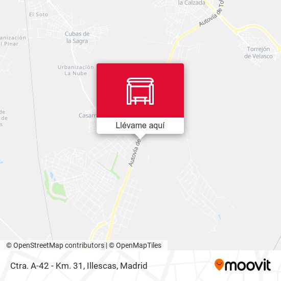 Mapa Ctra. A-42 - Km. 31, Illescas