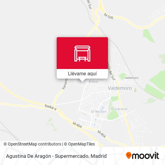 Mapa Agustina De Aragón - Supermercado