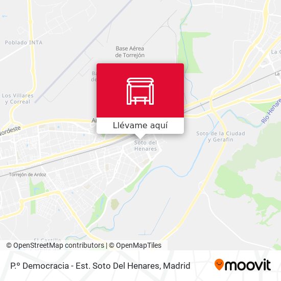 Mapa P.º Democracia - Est. Soto Del Henares