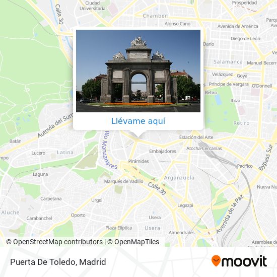 Mapa Puerta De Toledo