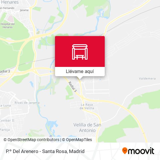 Mapa P.º Del Arenero - Santa Rosa