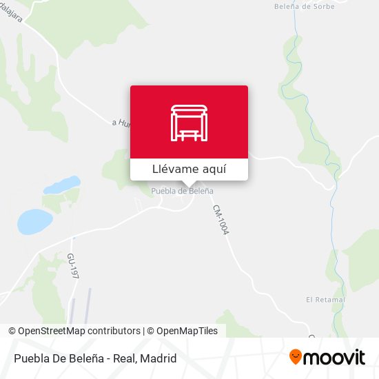 Mapa Puebla De Beleña - Real