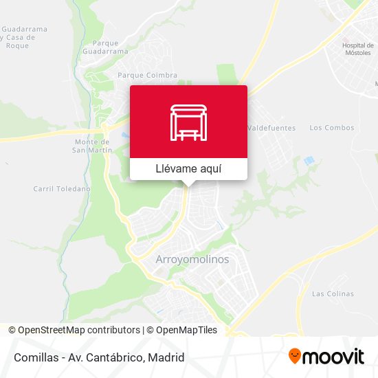 Mapa Comillas - Av. Cantábrico