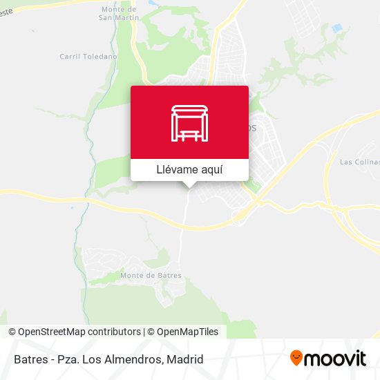 Mapa Batres - Pza. Los Almendros