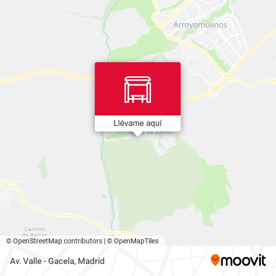 Mapa Av. Valle - Gacela