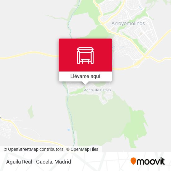 Mapa Águila Real - Gacela
