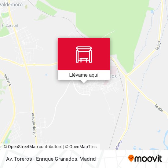 Mapa Av. Toreros - Enrique Granados