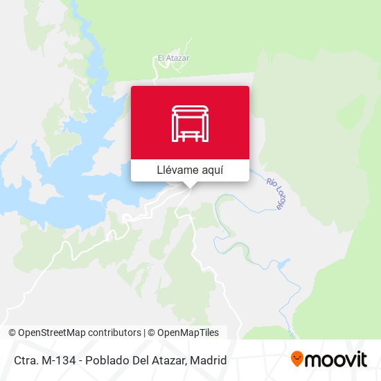 Mapa Ctra. M-134 - Poblado Del Atazar