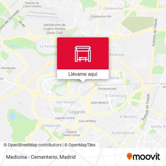 Mapa Medicina - Cementerio