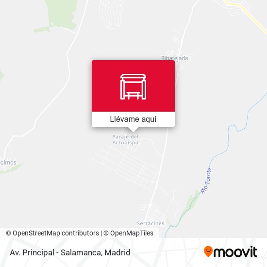 Mapa Av. Principal - Salamanca