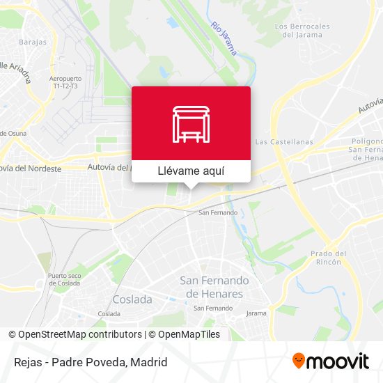 Mapa Rejas - Padre Poveda